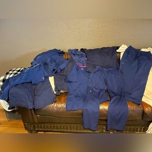 Navy scrubs small petite Healing Hands, HH350, Koi, Smitten, Dickies, and others